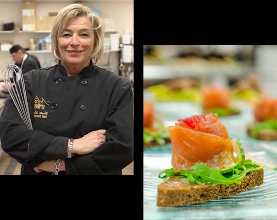 Ginette Lanoue, chef propriétaire d'Artoun Traiteur