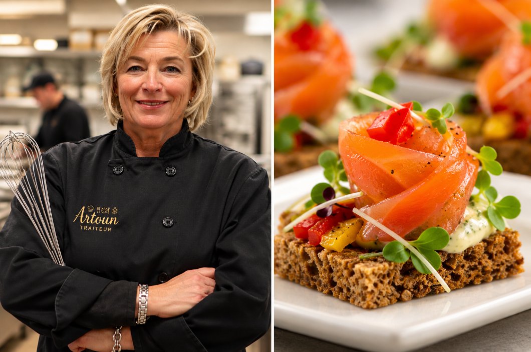 Ginette Lanoue, chef propriétaire d'Artoun Traiteur